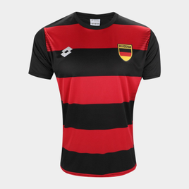 Camisa Seleção Alemanha Lotto Masculina - Preto+Vermelho na Netshoes