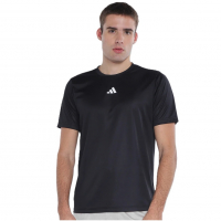 Camiseta Adidas Treino Básica Masculina - Preto+Branco na Netshoes