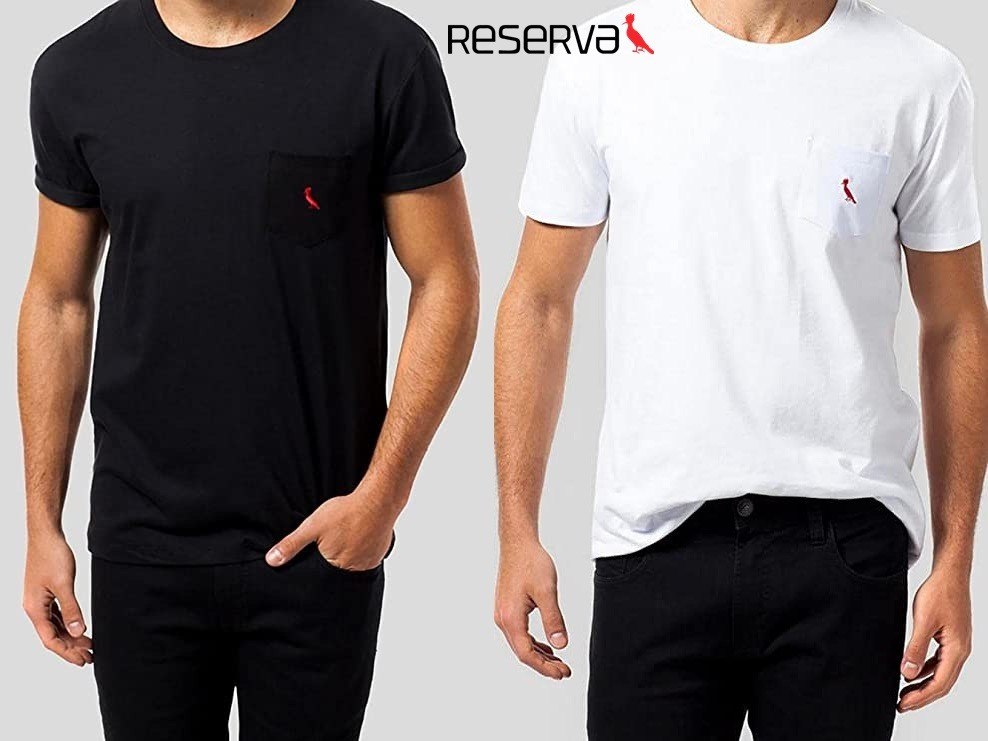 Camiseta Algodão Brasa Pica-pau Bordado Reserva na Amazon