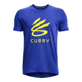 Camiseta de Treino Infantil Curry Lightning Logo na Under Armour