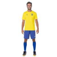 Camiseta Gola Alta De Futebol Topper - Brasil Combate Masculina na Magazine Luiza