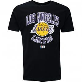 Camiseta Los Angeles Lakers Masculina NBA Manga Curta Nb618 na Centauro