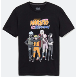 Camiseta Manga Curta Com Estampa Frontal Naruto na Lojas Renner