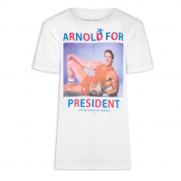 Camiseta Masculina Arnold For President - Branco na Shop2gether