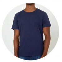 Camiseta Masculina Básica Manga Curta MR na Marisa