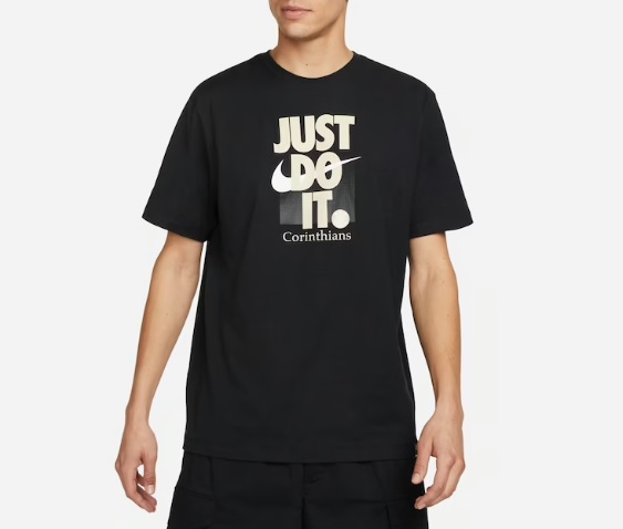 Camiseta Nike Corinthians Just Do It Masculina na Nike