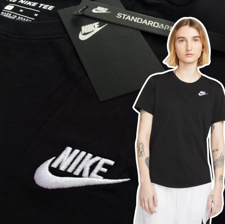 Camiseta Nike Sportswear Club Essentials Feminina na Nike