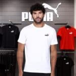 Camiseta Puma 2 Color Small No. 1 Logo Masculina na Netshoes