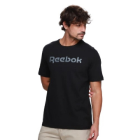 Camiseta Reebok Oportunity Linear Masculina - Preto na Netshoes