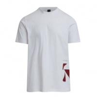 Camiseta Regular Em Algodão Com Estampa Geométrica na Lojas Renner