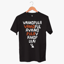 Camiseta Sandy e Junior Vamo Pulá P - Masculina na Casas Bahia