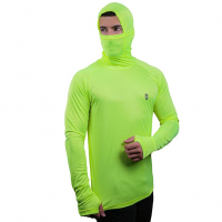 Camiseta Skube Com Máscara E Capuz Proteção UV 50+ Dry Fit Segunda Pele Térmica Tecido Termodry Manga Longa Dedeira na Amazon