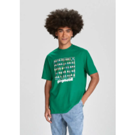 Camiseta Unissex Em Algodão Playmobil - Verde na Outlet Espaço Hering