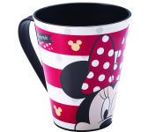 Caneca de Plástico Minnie, Vermelho, 360 ml, Plasútil na Amazon