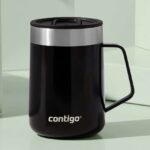 Caneca Térmica 414ml CONTIGO, Preto na Amazon