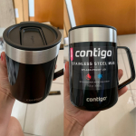Caneca Térmica 414ml CONTIGO, Preto na Amazon