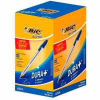 Caneta Bic Azul Cristal Dura Mais – Ponta Esferográfica Média De 1.0mm na Amazon