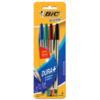 Caneta Esferográfica BIC Cristal Dura Mais, A Clássica, 878710, C/ 4 Unidades na Amazon