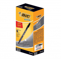 Caneta Esferográfica BIC Cristal Precisão E Suavidade, Preta, Ponta Ultra Fina, 0.7mm, 902489, 25 Unidades na Amazon