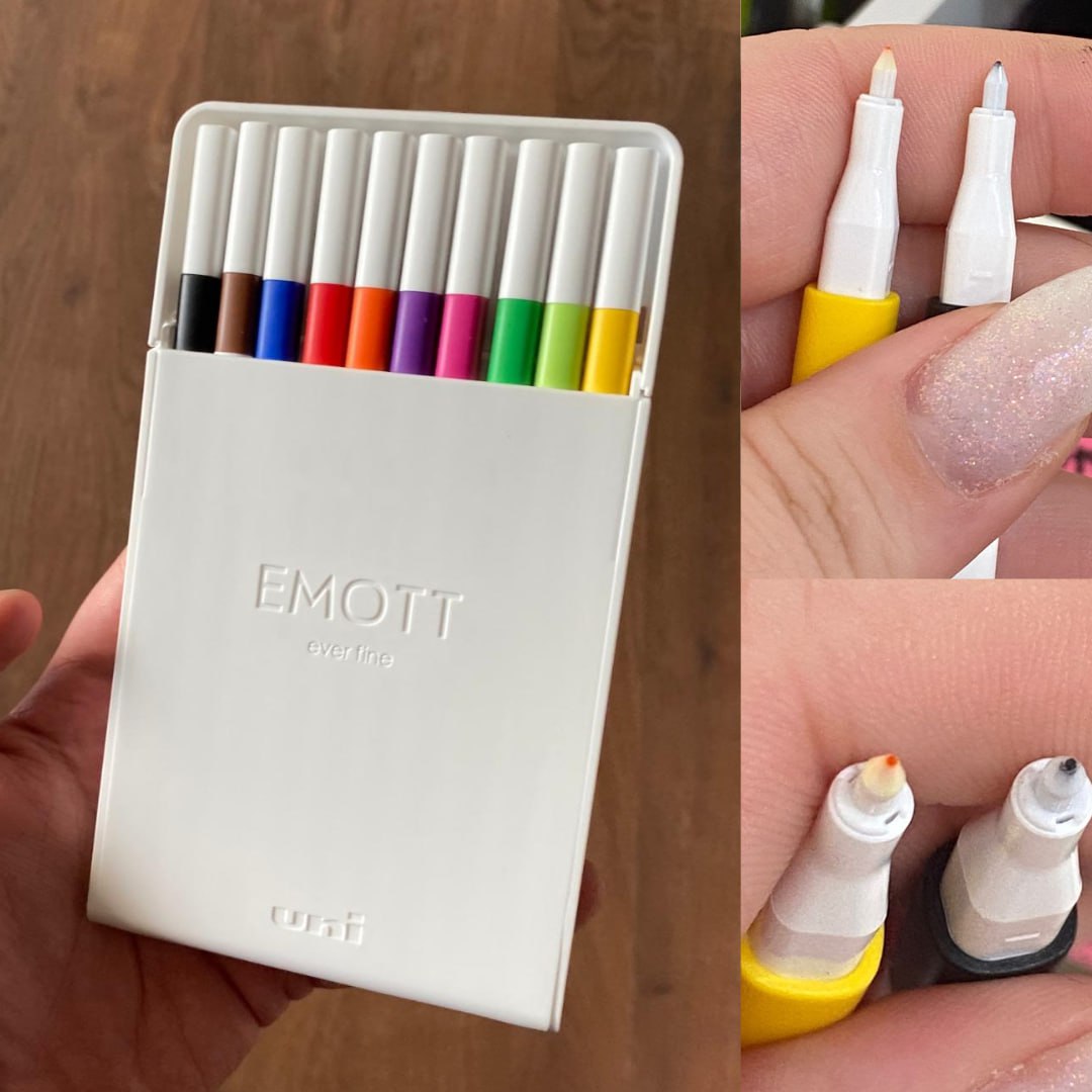 Caneta Extrafina, Uni-Ball, Emott Ever Fine, 58.3100, 10 cores na Amazon