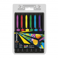 Caneta Hidrográfica BIC Intensity, Ponta Média De 1.1mm, 6 Cores Vibrantes PT 6 UM na Amazon