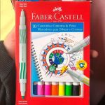 Caneta Hidrográfica Ponta Dupla, Faber-Castell na Amazon