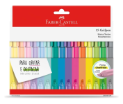 Caneta Marca Texto, Faber-Castell, Grifpen, 15 Cores na Amazon