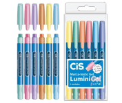Caneta Marca Texto Gel, CiS, Lumini Gel Pastel, 6 Cores Tons Pastel na Amazon