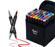 Caneta Marcador Para Colorir Desenho Profissional 48 cores na Amazon