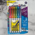 Caneta Paper Mate Flair Bold – Blister c/12 Sortido na Amazon