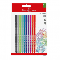 Caneta Ponta Fina, Fine Pen PoP, Faber-Castell,SM/FPP10, Cartela Com 10 Unidades na Amazon