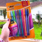 Canetas Coloridas Bic Cristal Fashion 10 Cores na Amazon