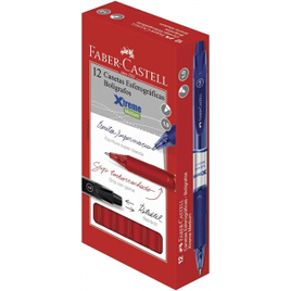 Canetas Esferográfica Xtreme Rt 1.0 Faber-Castell XTRT10/VM Vermelha Pacote de 12 na Amazon
