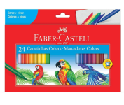 Canetinha Hidrográfica 24 Cores, Faber-Castell na Amazon