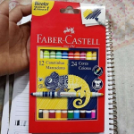 Canetinha Hidrográfica Bicolor, Faber-Castell, 12 Canetas/24 Cores na Amazon