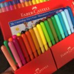 Canetinha Hidrográfica, Faber-Castell, 15.0136VVZF, Vai E Vem, 36 Cores Neon na Amazon