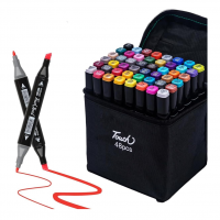 Canetinhas Ponta Dupla 48 Cores na Amazon