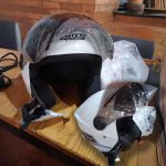 Capacete Aberto Mixs Way Viseira Fume Branco 58 na Amazon