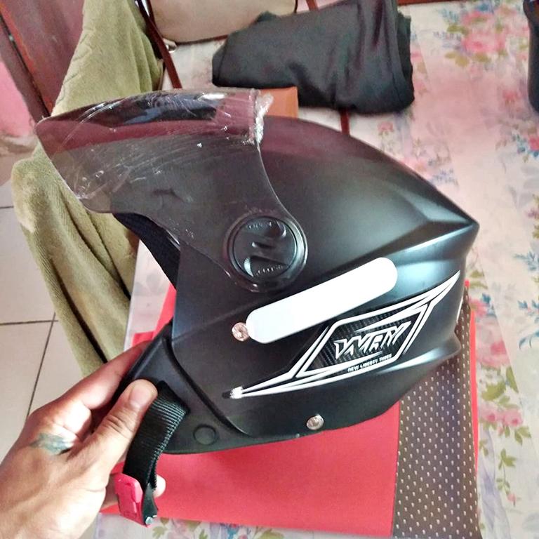 Capacete Aberto Mixs Way Viseira Fume Preto Fosco 58 na Amazon