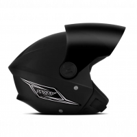 Capacete Aberto Mixs Way Viseira Fume Preto Fosco 58 na Amazon