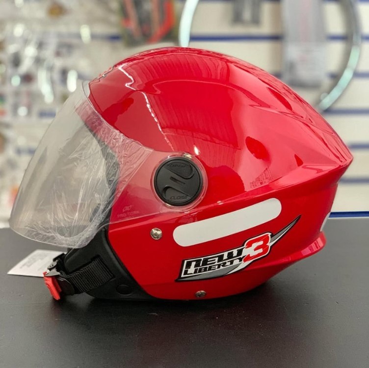 CAPACETE ABERTO PRO TORK NEW LIBERTY 3 SOLID VERMELHO TAM. 60 na Amazon