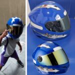 CAPACETE FECHADO PRO TORK LIBERTY FOR KIDS SOLID AZUL TAM. 54 VIS. DOURADA na Amazon