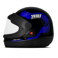 Capacete Fechado Pro Tork Sport Moto 788 Preto - Azul Tam. 58 na Amazon