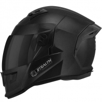 Capacete Fechado Stealth Solid 58 Viseira Fumê Preto Metalico na Amazon