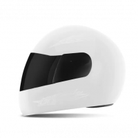 Capacete Liberty Four 60 Viseira Fumê Branco na Amazon