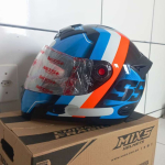 Capacete Mixs MX5 Super Speed 62 Azul/Laranja na Amazon