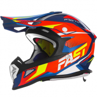 Capacete Motocross Fast Fantasy Limited Edition 58 Azul/Laranja 58 na Amazon