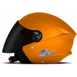 Capacete New Liberty Three Elite 56 Time Orange Viseira Fume na Amazon