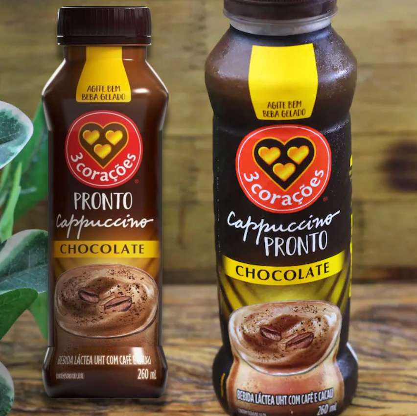 Cappuccino Pronto Chocolate 3 Corações 260ML na Amazon