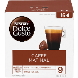 Cápsula Caffè Matinal Nescafé Dolce Gusto 16 Unidades na Dolce Gusto